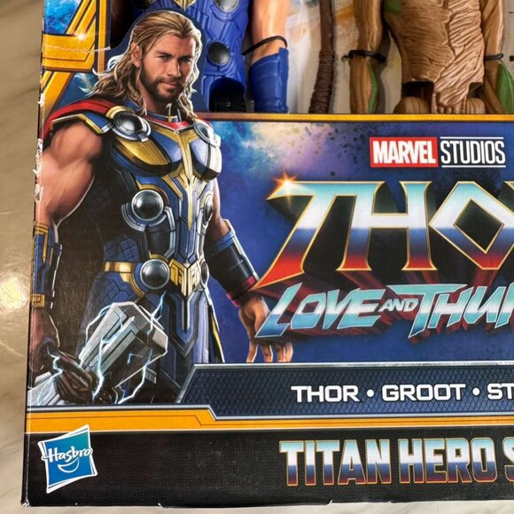 Marvel Avengers Titan Hero Series Thor Groot Star-Lord Action Figures - 3pk - Picture 7 of 10